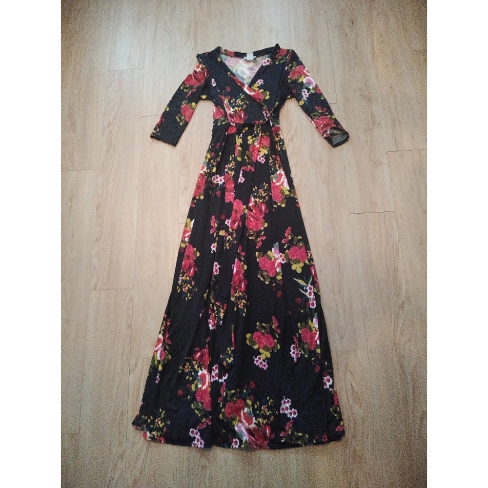 Urban Rose floral maxi dress